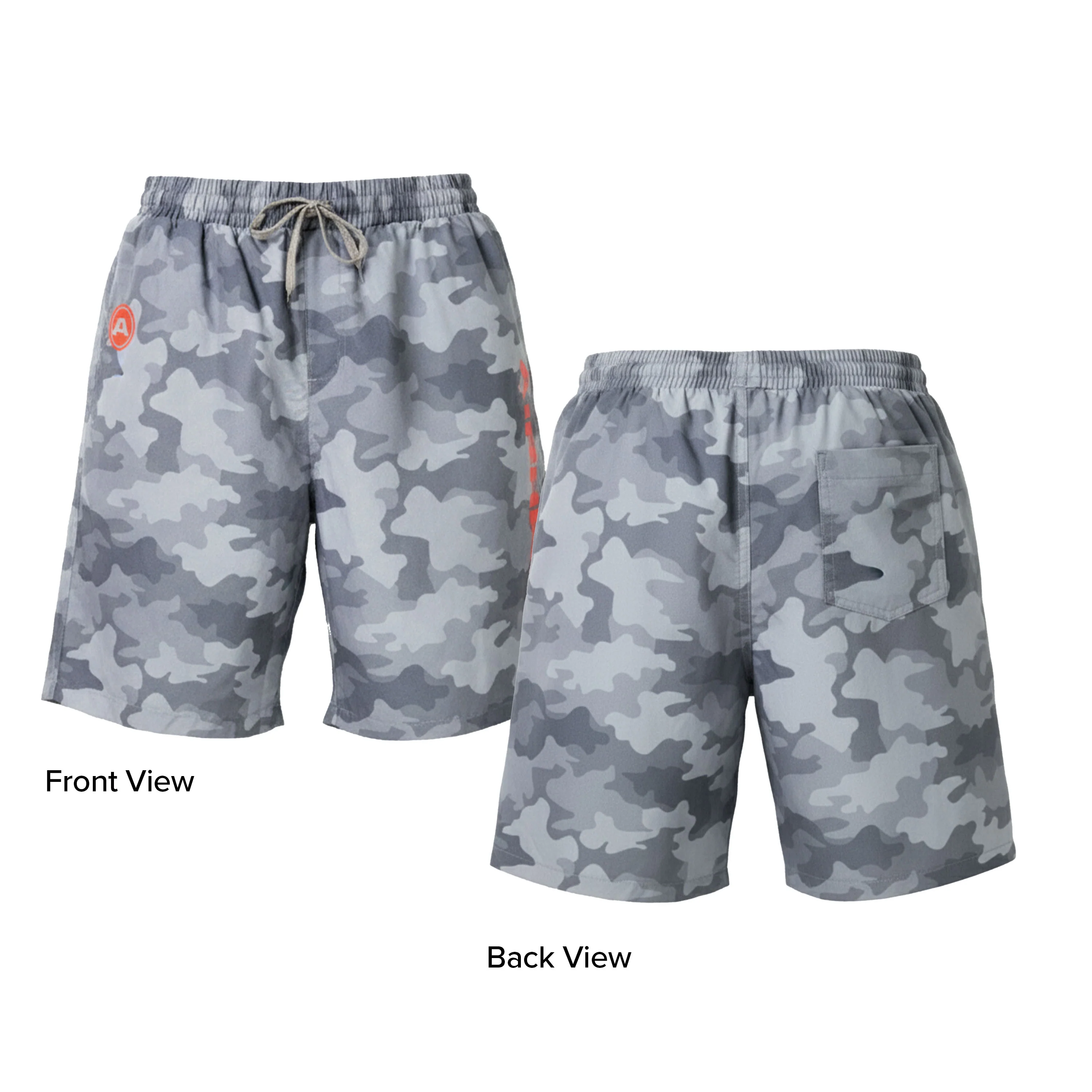 Board Shorts | Camo Grey - Image 6